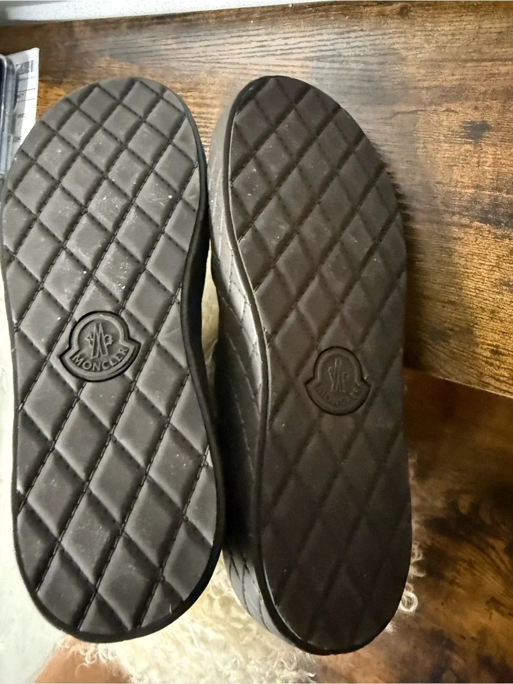 Moncler Christelle Boots EU 37 US 7 Brown Shearling Fur Winter Boots